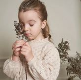 Celia - Girls Crochet Knitted Top.